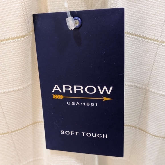 Arrow Men's Ivory Polo Shirt - Picture 5 of 6